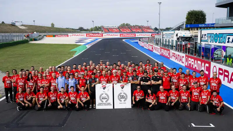 An unstoppable force- Ducati took its 100th MotoGP victory and its fifth consecutive constructors title on Sunday