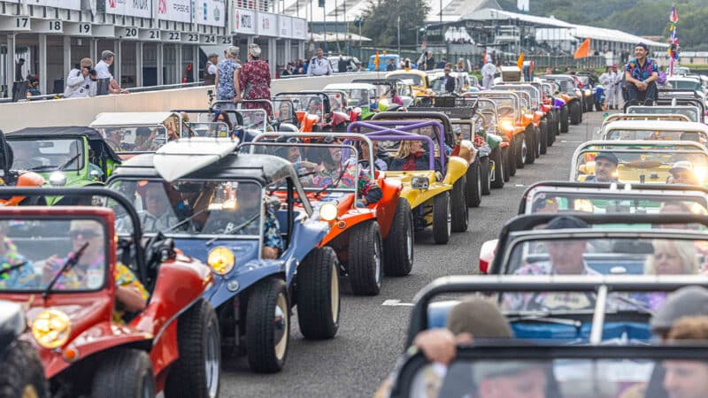 Beach buggies on the grid at 2024 Goodwood Revival