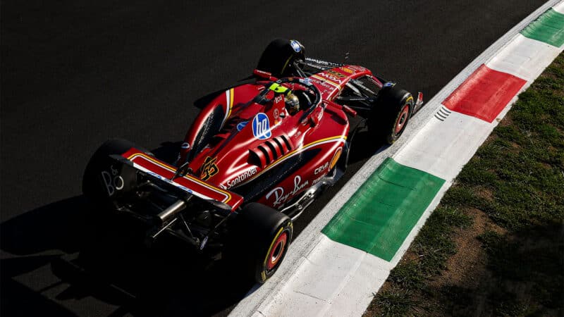 Carlos Sainz Ferrari 2024 Italian GP Monza