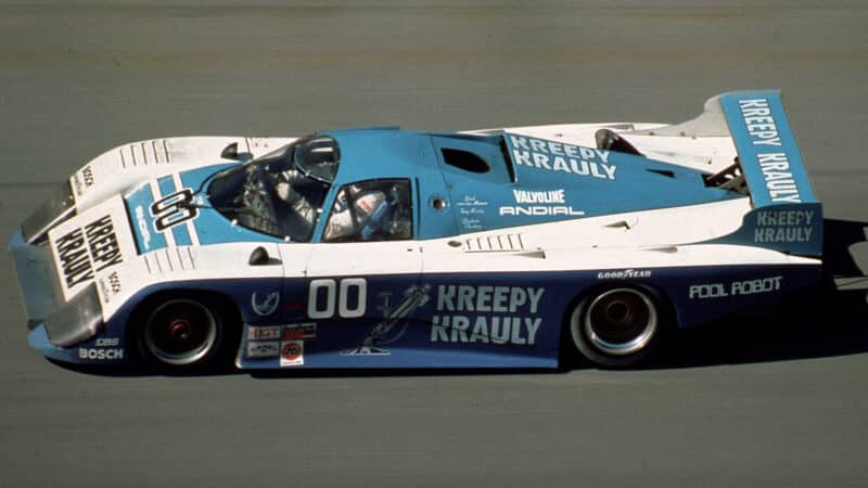 DAYTONA BEACH, FL — February 5, 1984- The March 83G Porsche of Sarel van der Merwe, Graham Duxbury and Tony Martin