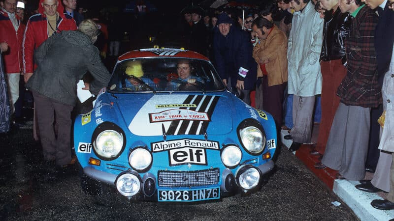 Jean-Luc Thérier at the wheel in Corsica