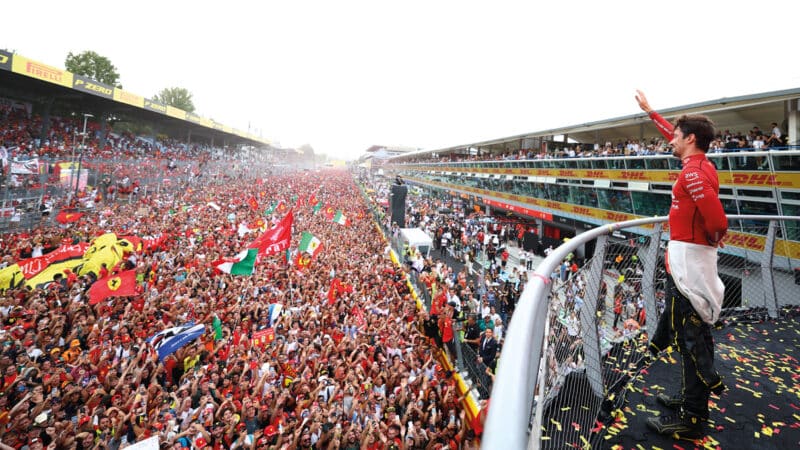 With Charles Leclerc’s victory at Monza, Ferrari made history by becoming the first constructor to win at the same venue 20 times