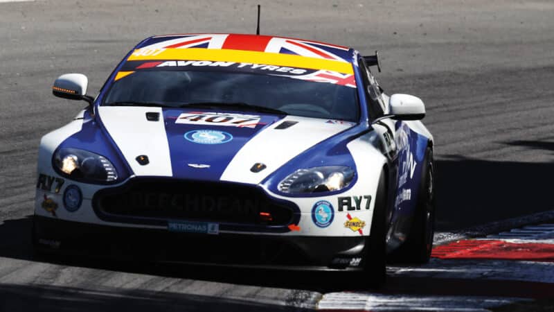 At 16, Chadwick was driving in the GT4 category of British GT.