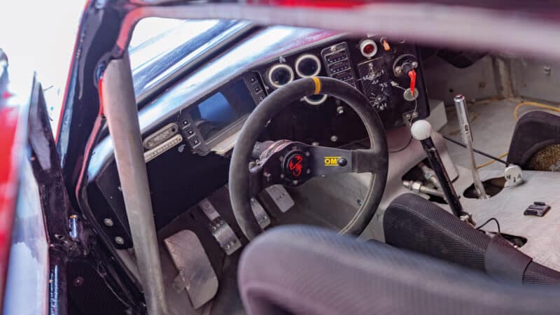 Spartan Lancia Delta S4 cockpit for Hans-Peter Füreder