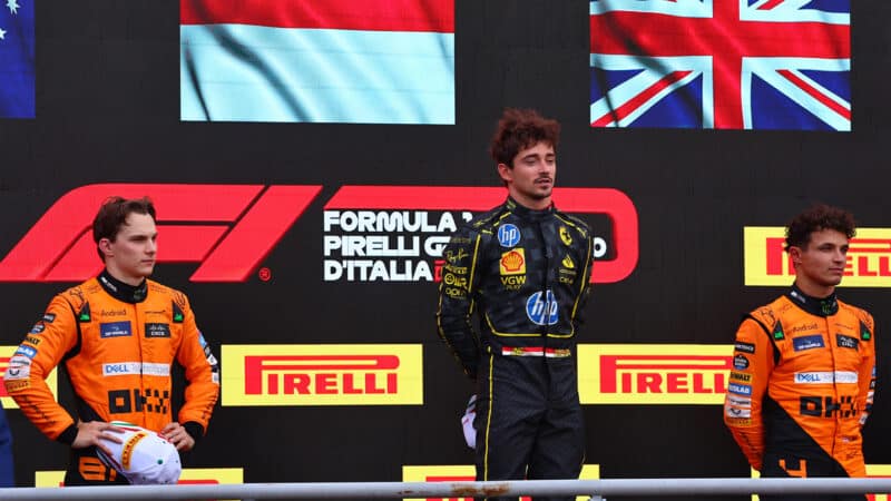 2024 Italian Grand Prix podium