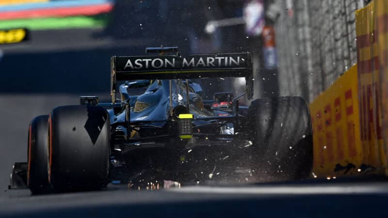 Lance Stroll Aston Martin 2021 Azerbaijan GP