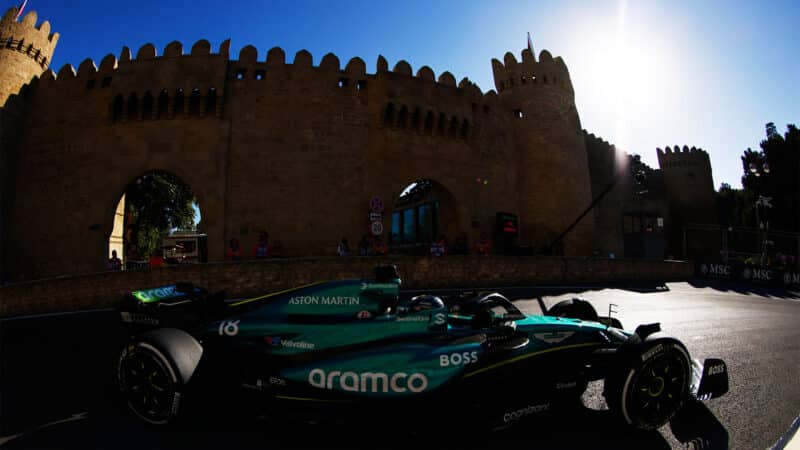 Lance Stroll Aston Martin 2024 Azerbaijan GP Baku