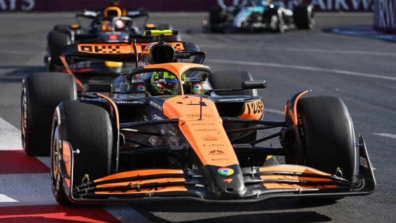 Lando Norris McLaren 2024 Azerbaijan GP Baku