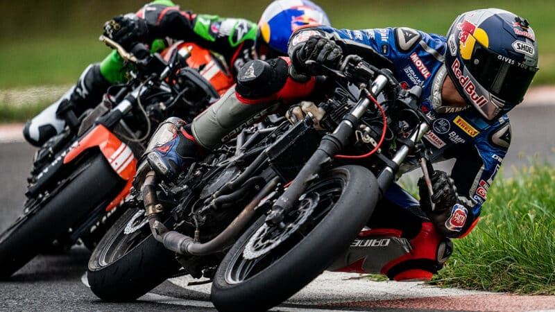 Motorbike riders training at the Turkish track owned by Kenan Sofuoğlu