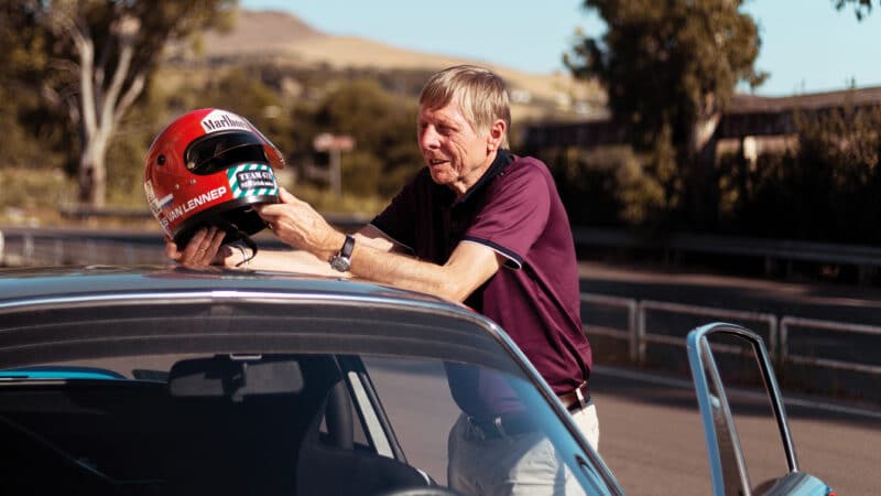 Van Lennep takes in the memories of his Targa Florio-winning Porsche 911 RSR