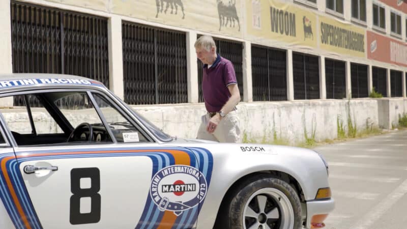 Van Lennep’s 911 had been restored to 1973 condition – he was impressed