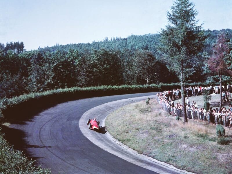 1957, in his Maserati 250F, Juan Manuel Fangio Nürburgring