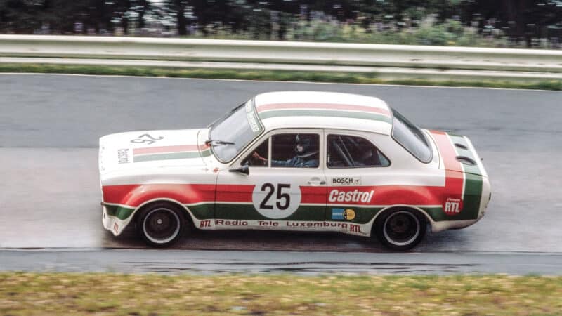 1974 ETCC racing a Ford Escort RS 1600