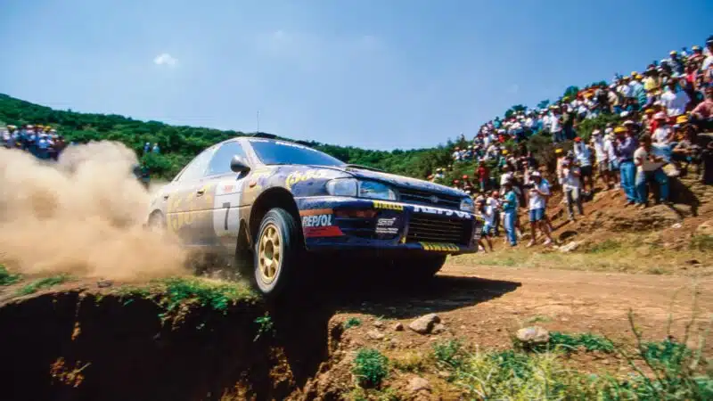 1994 Acropolis Rally, McRae drifting