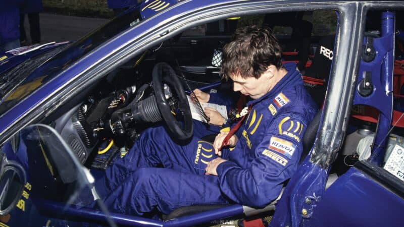 1994 RAC Rally, McRae Behind the wheel of Subaru