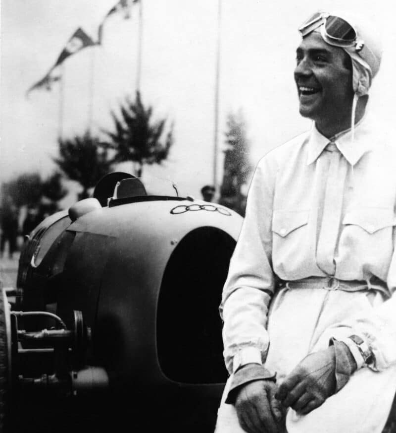 Bernd Rosemeyer’s smiling with Audi