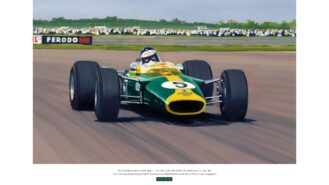 Limited edition artwork of the greatest race cars of the century