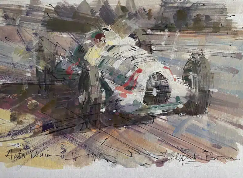 Dexter Brown Auto Union painting