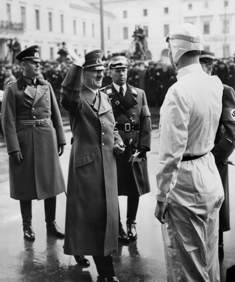 Dick seamn with Hitler at the Berlin Motor Show