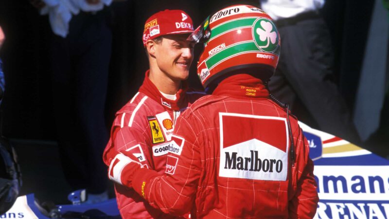 Eddie Irvine and Michael Schumacher at Ferrari 1996-99