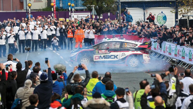 Elfyn Evans Llandudno’s Marks & Spencer 2017