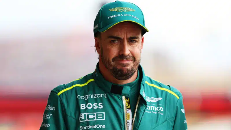 Fernando Alonso in 2024 F1 paddock