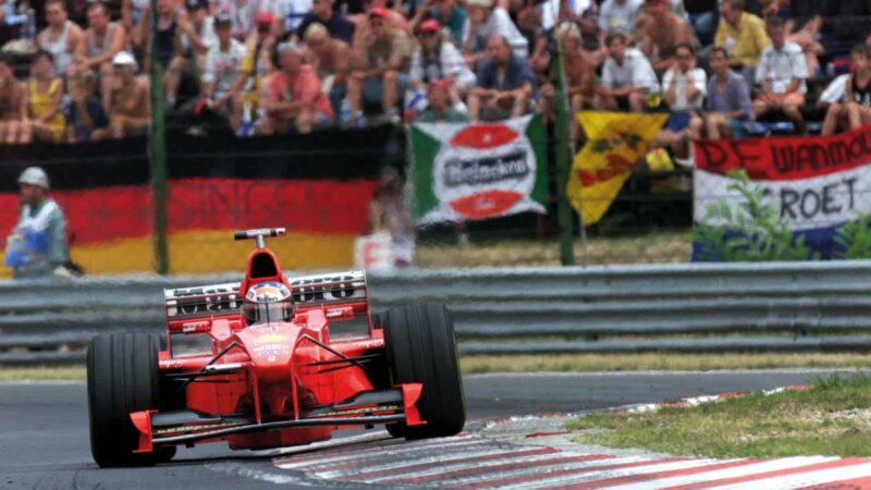 Ferrari at Hungaroring in 1998