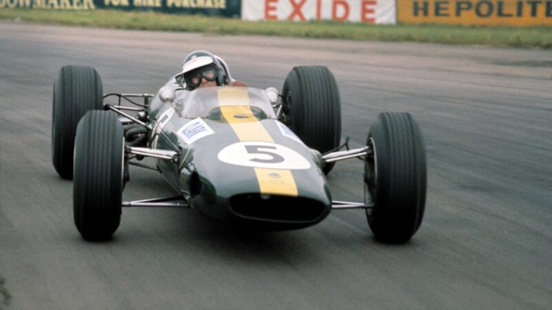 Jim Clark’s Lotus 33 Silverstone in 1965