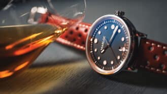 Whisky-inspired timepiece from Marloe Watch Company comes with a bottle of single-cask spirit