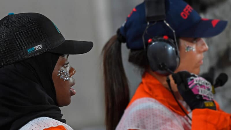 Marshals at Yas Marina circuit for F1 Abu Dhabi Grand Prix