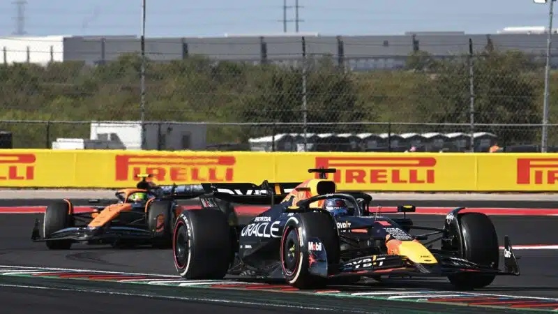 Max Verstappen and Lando Norris COTA 2024