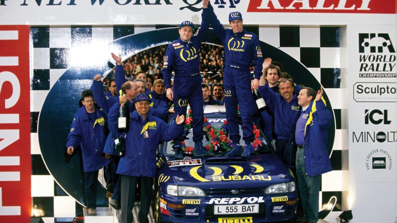 McRae and Ringer, 1994 RAC Rally winners