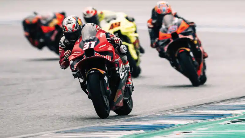 Pedro Acosta ahead of Jack Miller in 2024 MotoGP Thai GP