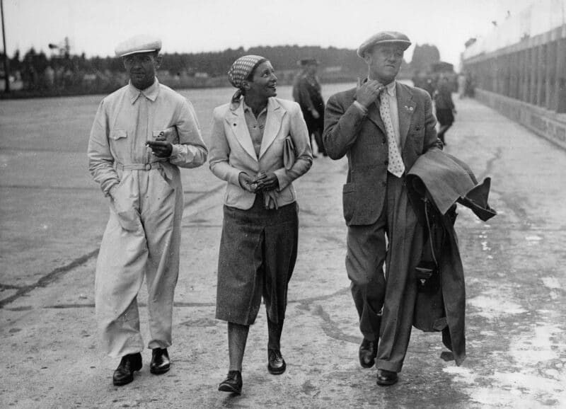 Rosemeyer with wife Elly Beinhorn and Manfred von Brauchitsch