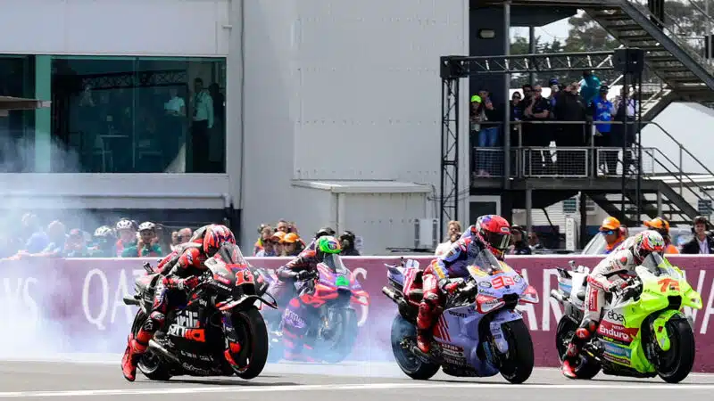 Start of 2024 MotoGP Australian Grand Prix