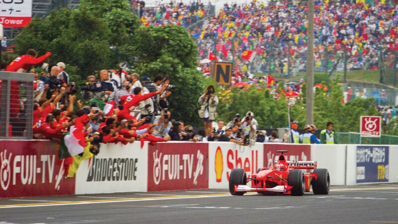 Suzuka, 2000 Michael Schumacher in Ferrari