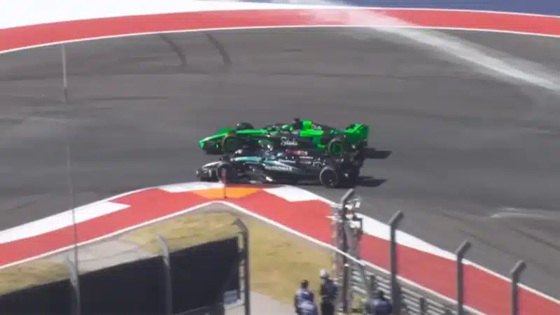 Bottas and Russell at COTA 2024 US Grand Prix