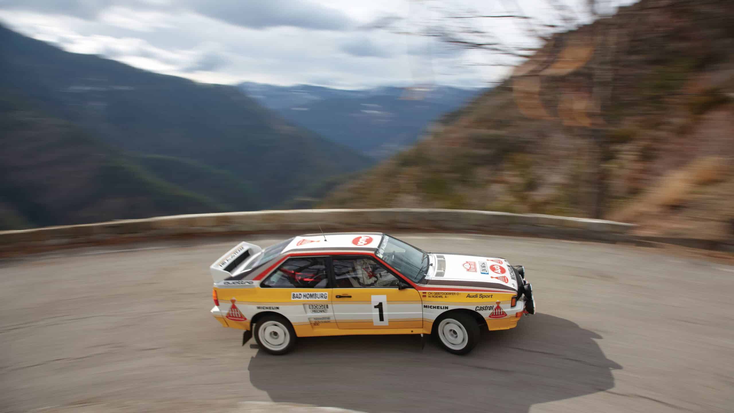 Walter Röhrl Audi Col De Turini corner