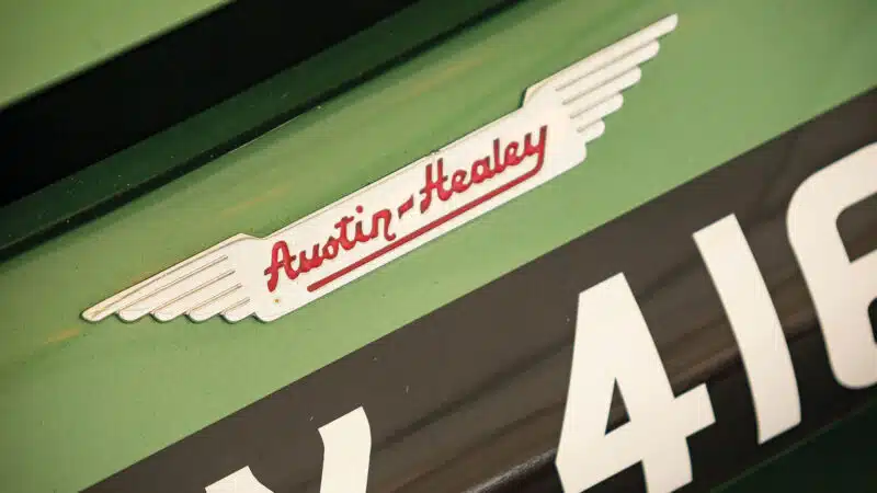 Winging it in a Healey