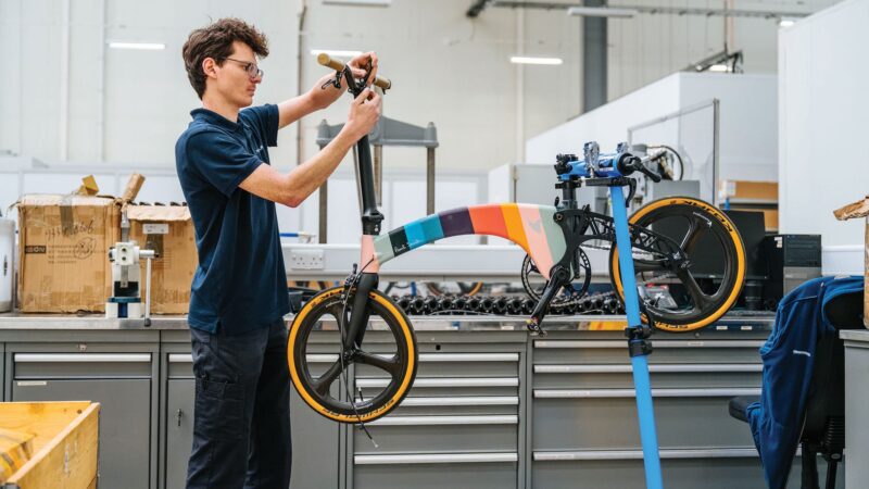 World’s lightest fold-up bike Paul Smith