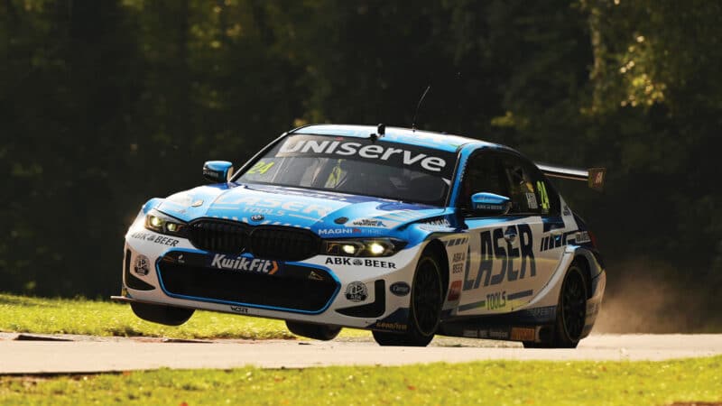 Hill’s 2024 was in the MB Motorsport BMW 330e