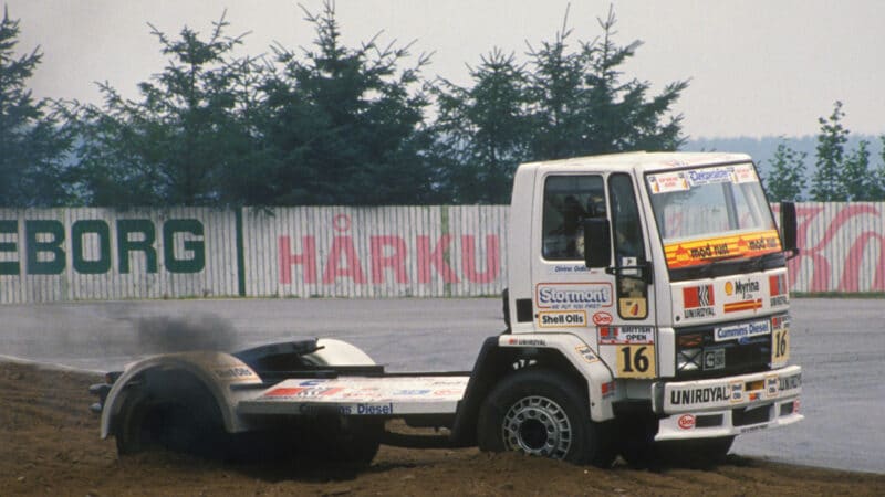 A spin in a Ford Cargo for Galica in the 1980s