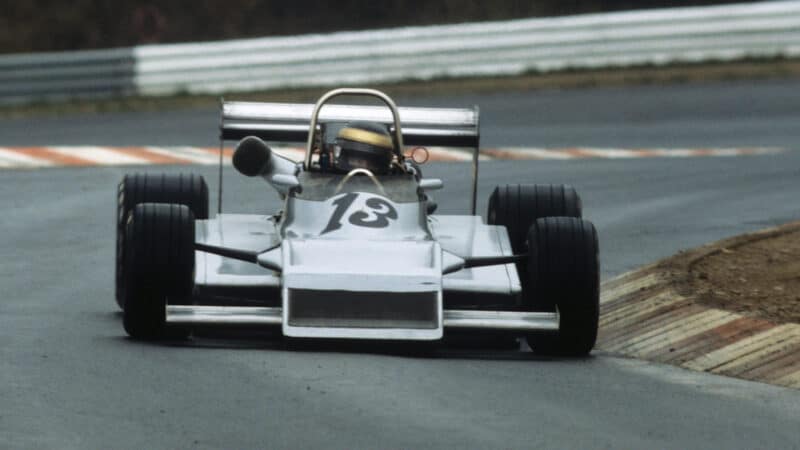 By 1979, Galica was racing a March 792 on  a tight budget in European F2 – here at the Nürburgring