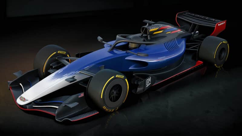 Cadillac F1 team render