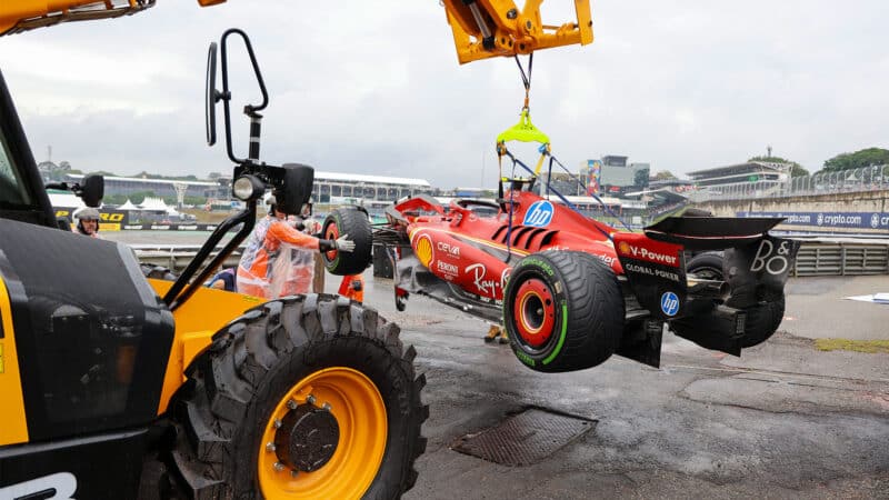 Carlos Sainz Ferrari 2024 Brazilian GP Interlagos