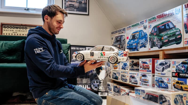 Jake is an avid collector of Tamiya radio-control models