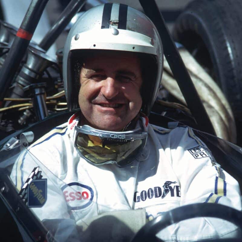 Denny Hulme behind the wheel