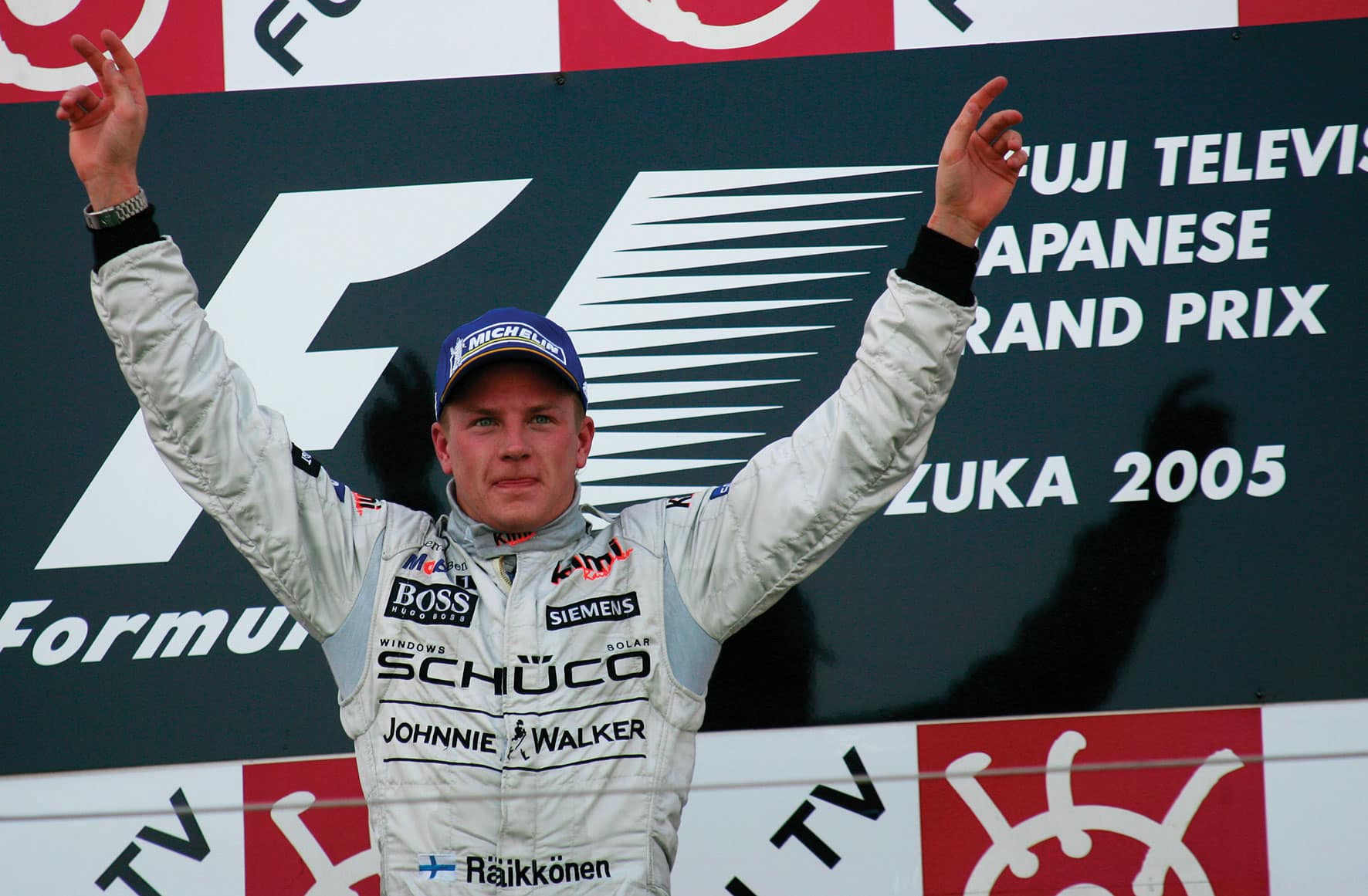 Kimi Raikkonen Japanese gp 2005 PODIUM