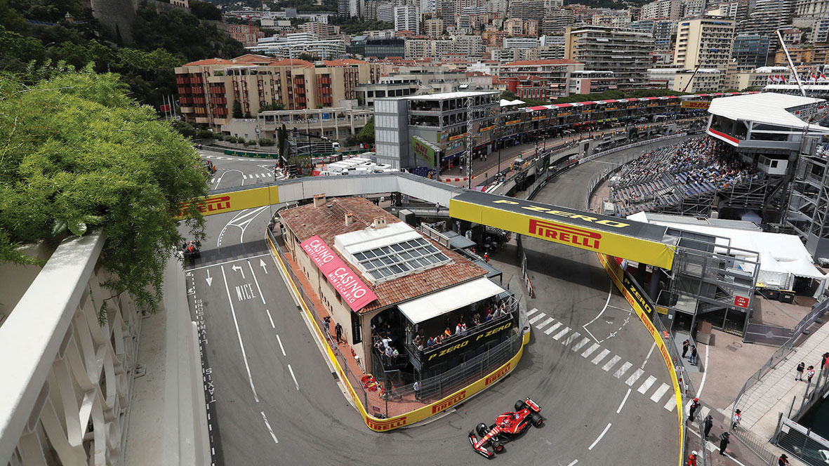 Monaco GP with Ferrari