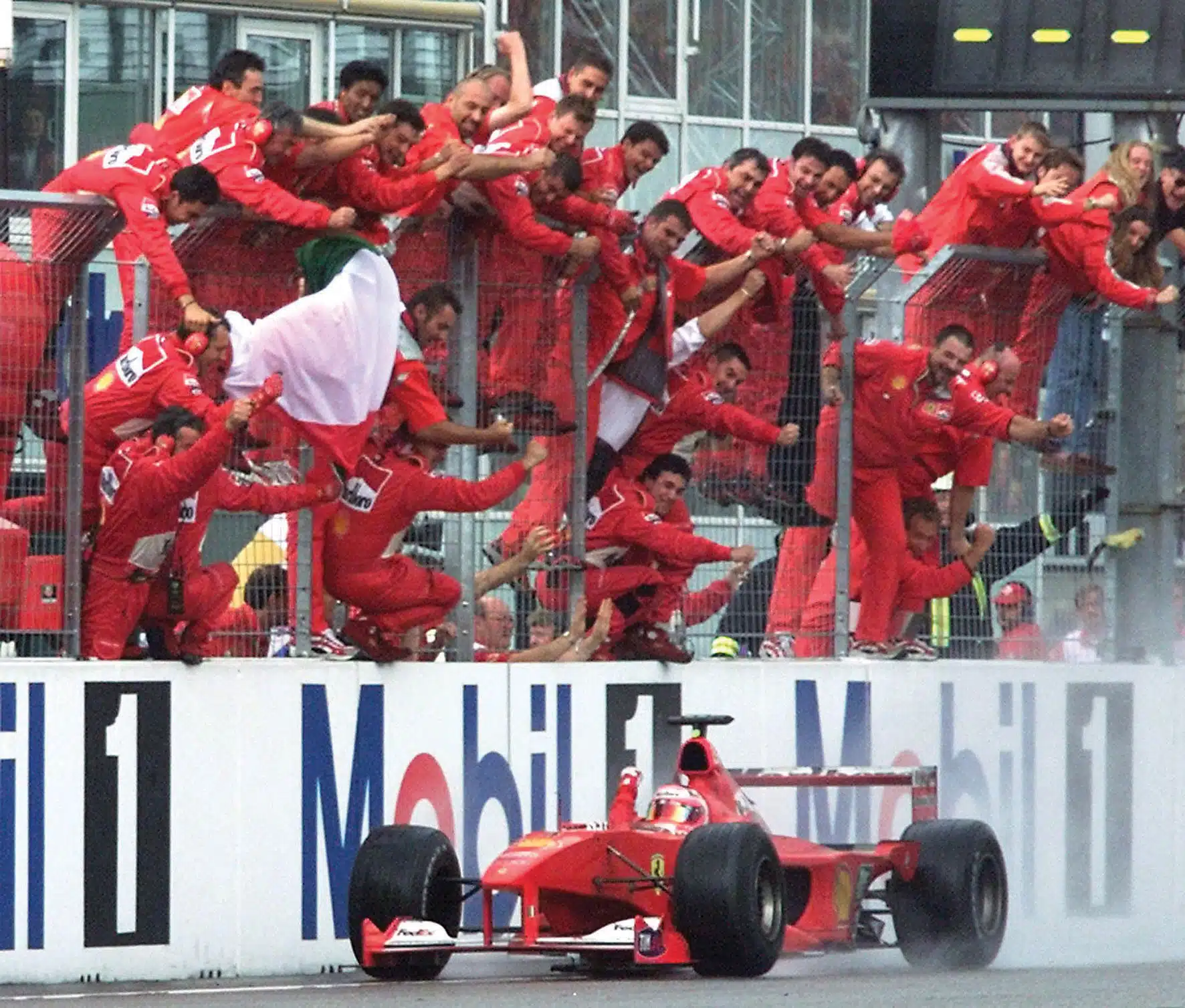 Rubens Barrichello winner with Ferrari